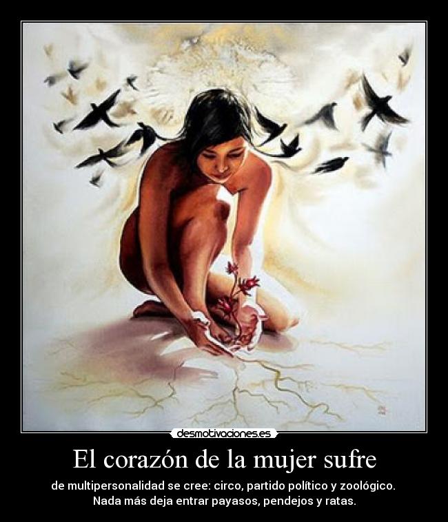 El corazón de la mujer sufre - 