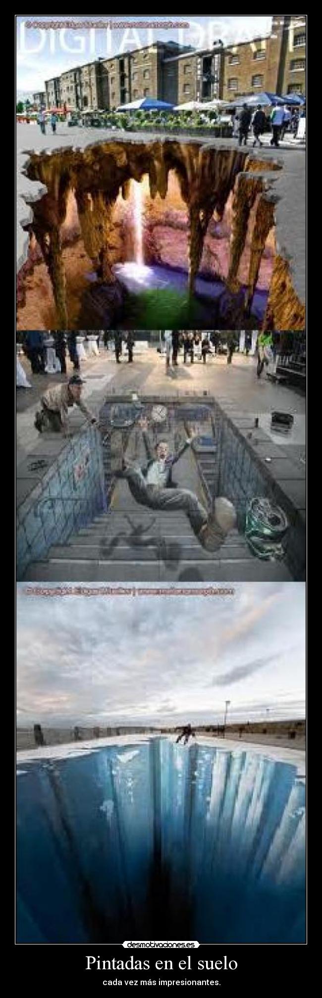 Pintadas en el suelo - 