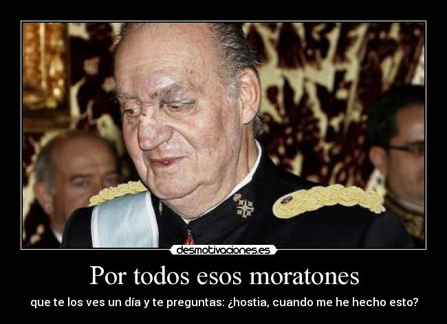 Por todos esos moratones -