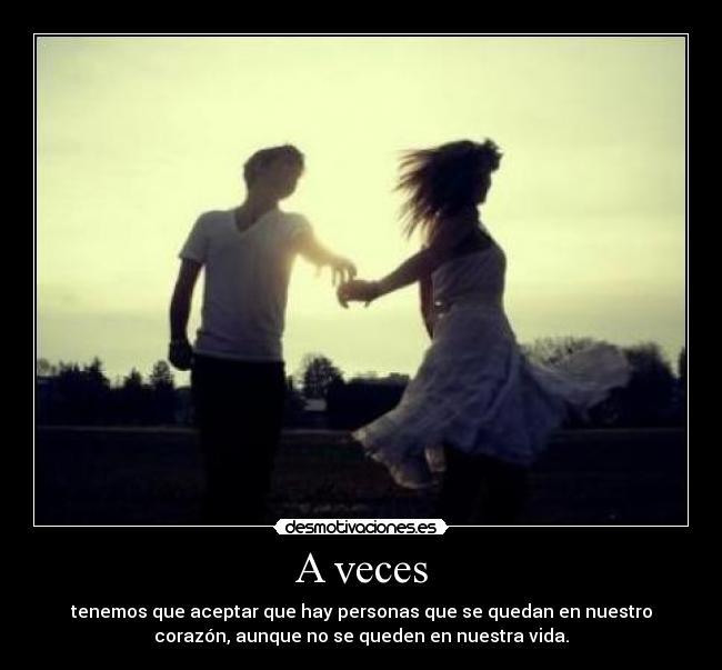 A veces -