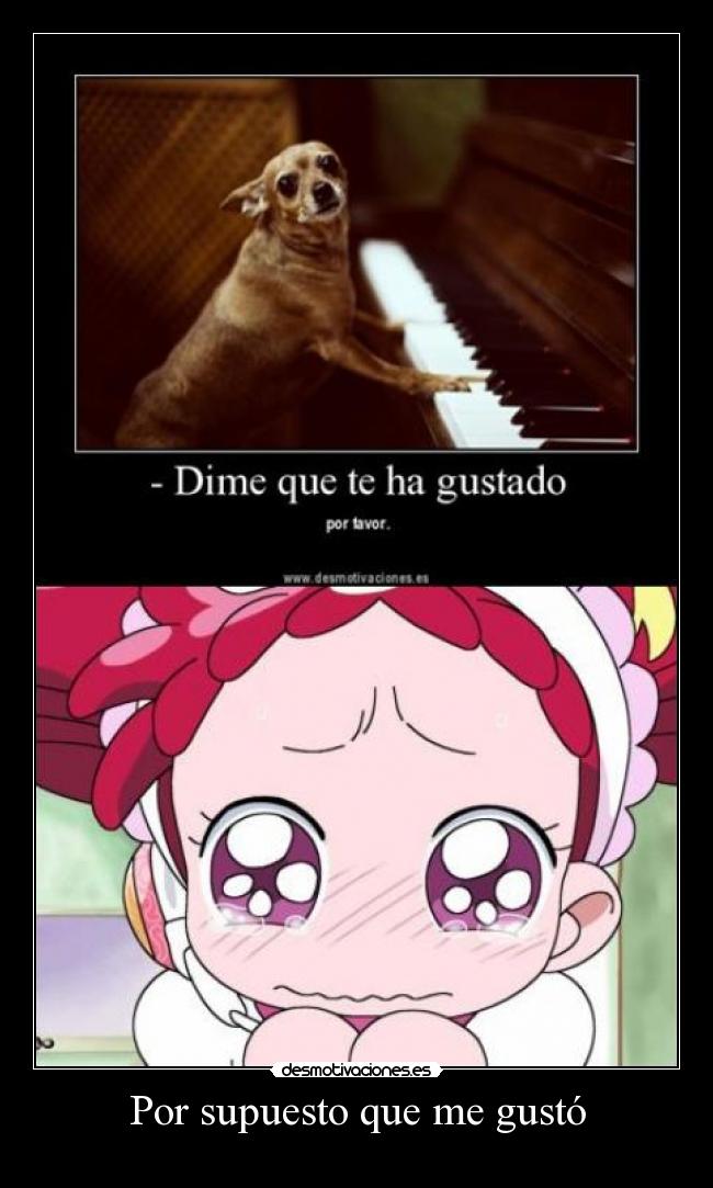 Por supuesto que me gustó -