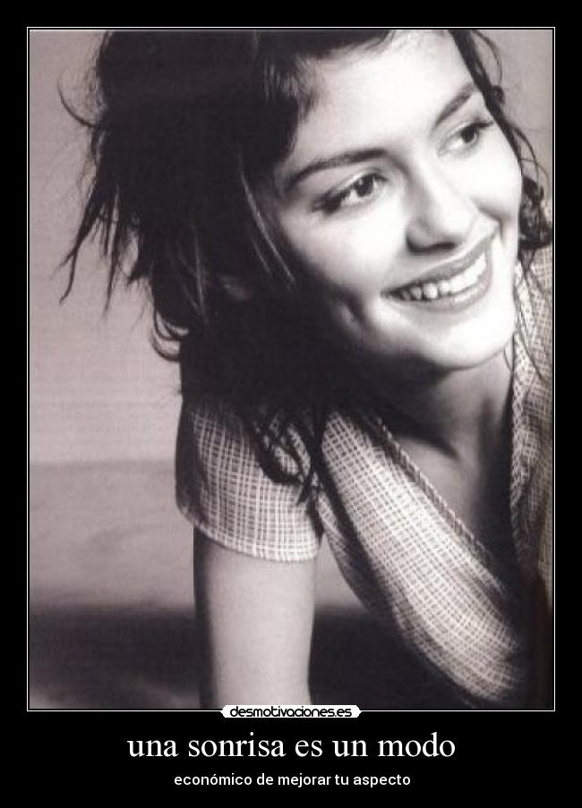 una sonrisa es un modo - 