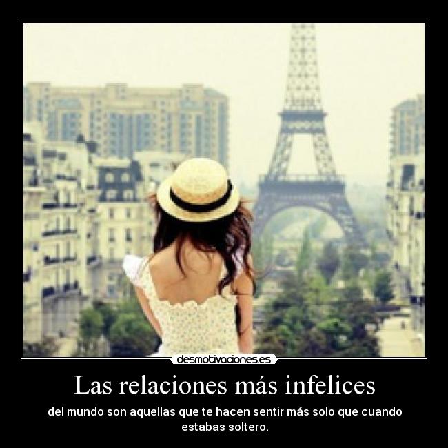 Las relaciones más infelices -