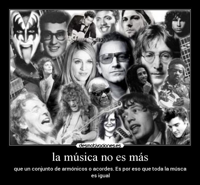 la música no es más -