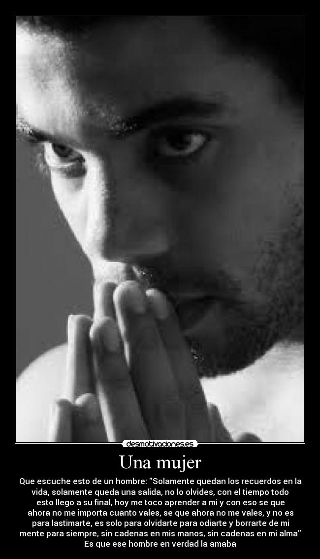Una mujer -