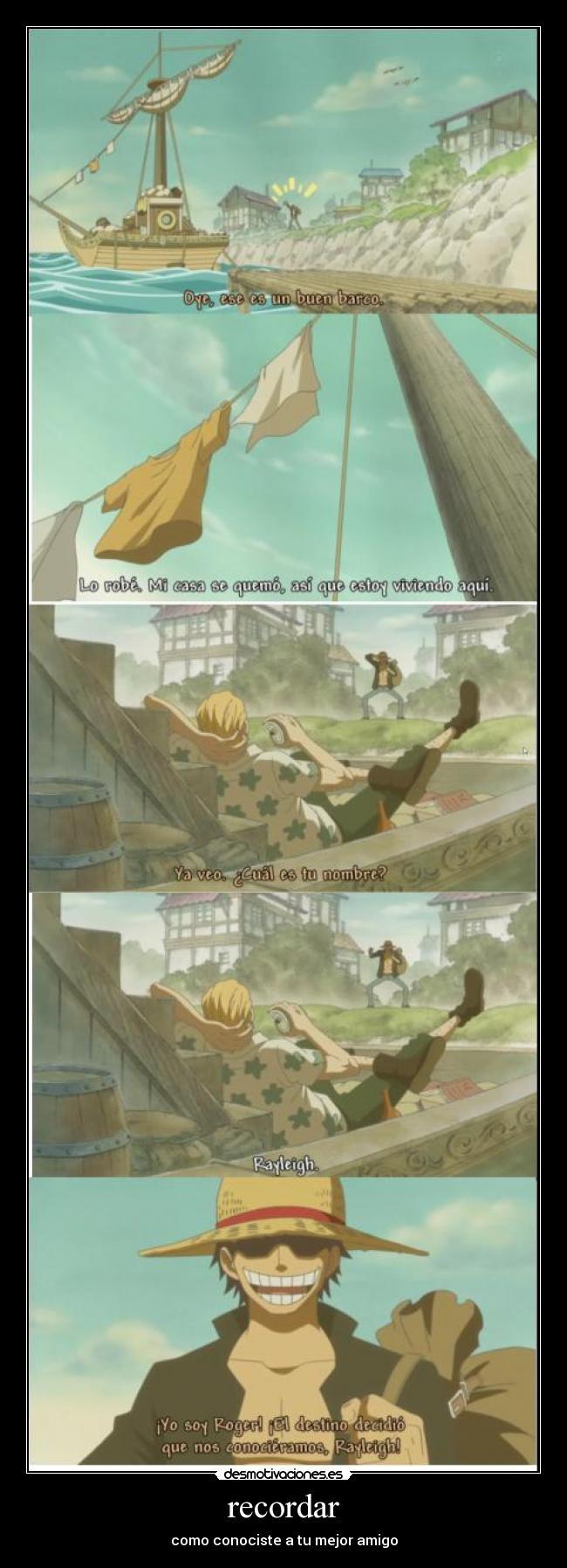 carteles one piece desmotivaciones