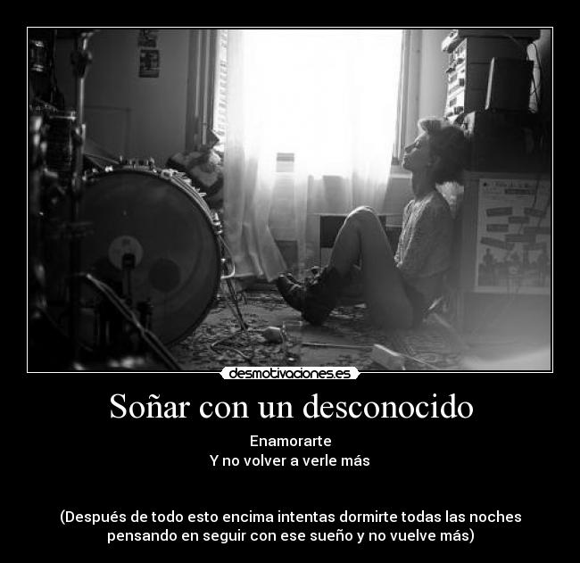 Soñar con un desconocido -