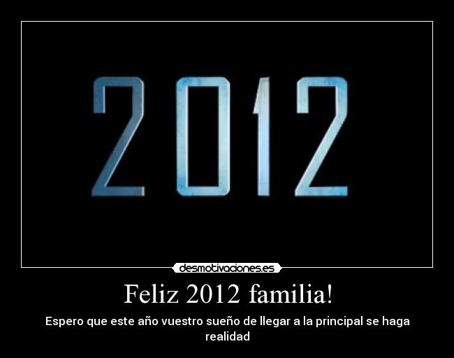 Feliz 2012 familia! - 