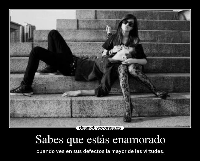 Sabes que estás enamorado - 