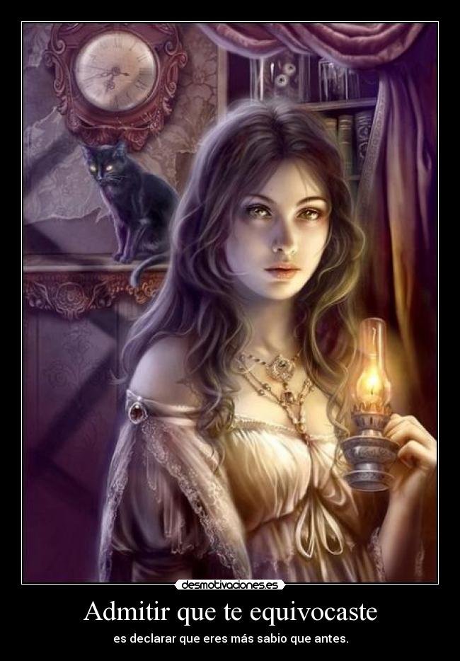 Admitir que te equivocaste - 