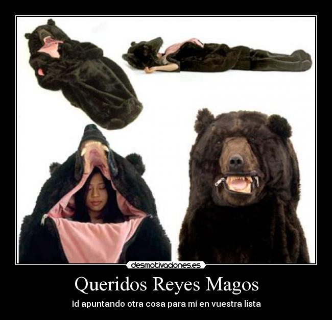 Queridos Reyes Magos -