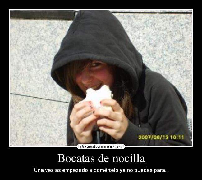 Bocatas de nocilla -