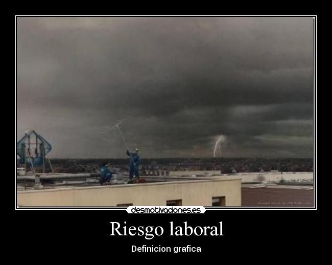 Riesgo laboral - Definicion grafica