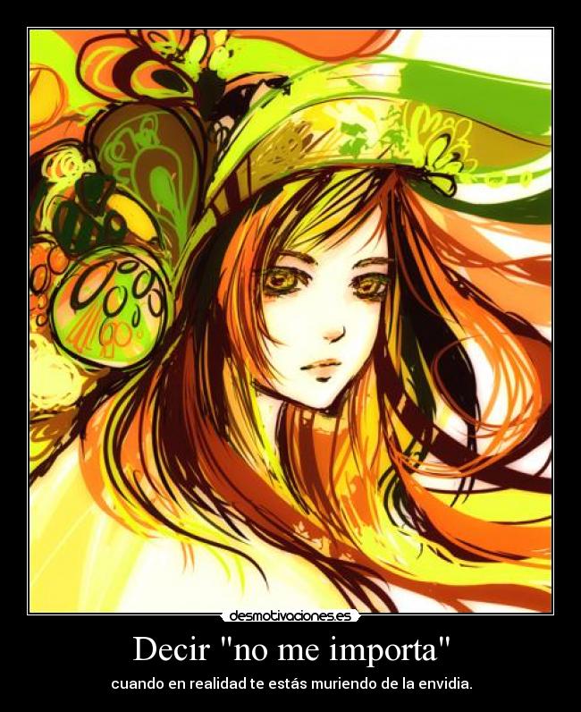 Decir no me importa -