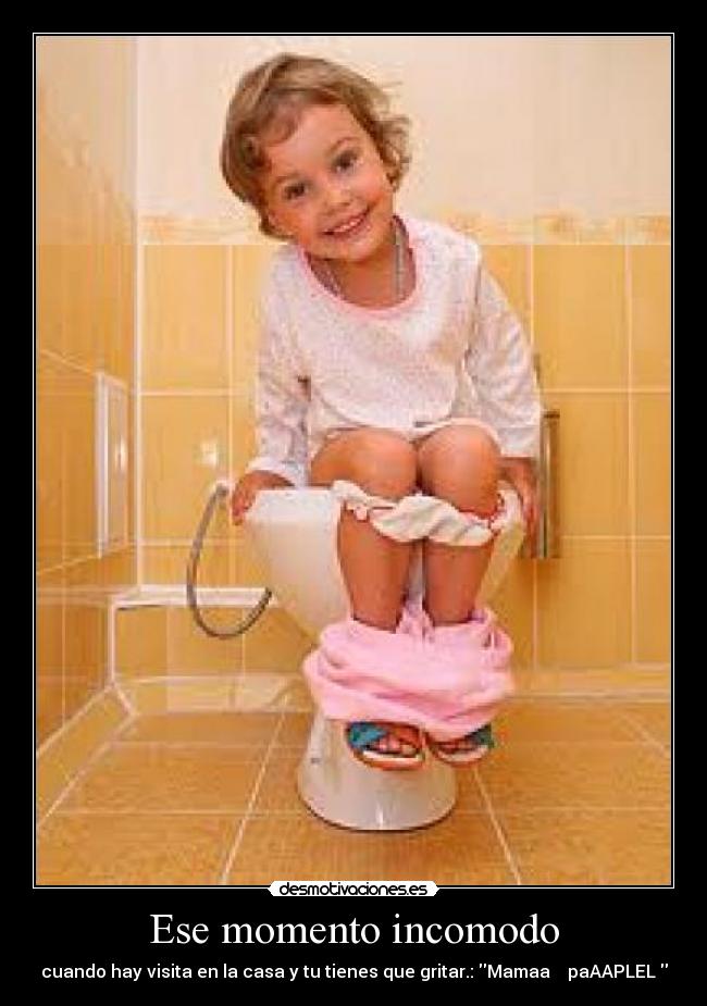 Ese momento incomodo -