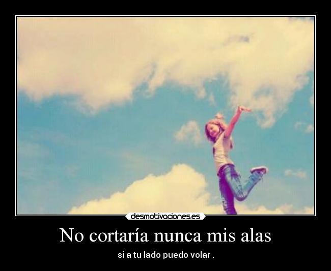 No cortaría nunca mis alas - 