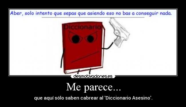 Me parece... -