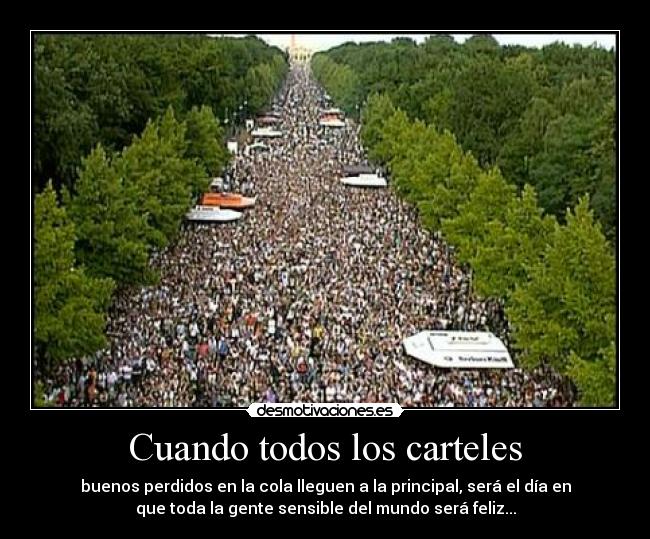 Cuando todos los carteles - 