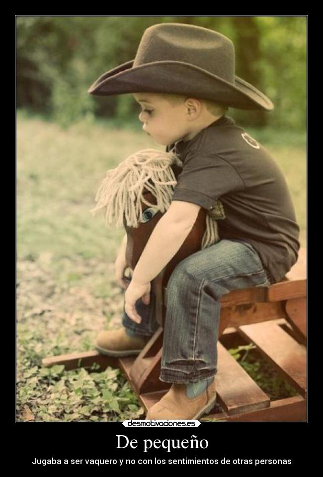 De pequeño - 