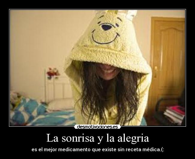 La sonrisa y la alegria -