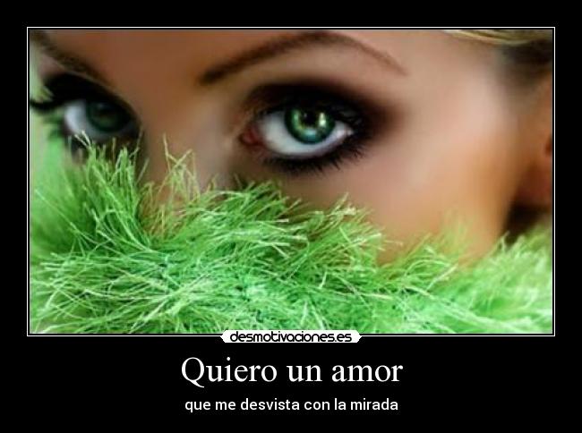 Quiero un amor -