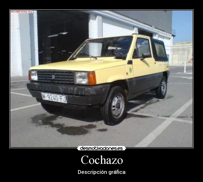 Cochazo - Descripción gráfica