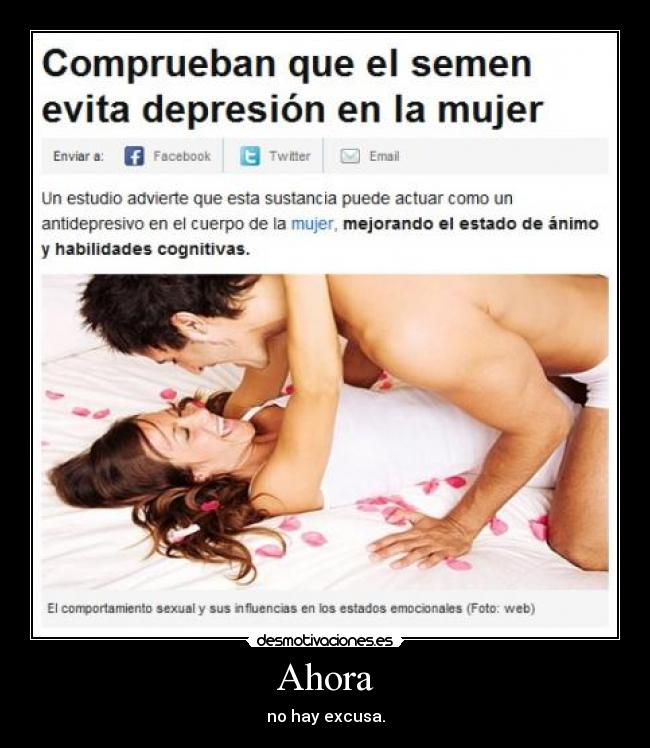 Ahora - no hay excusa.