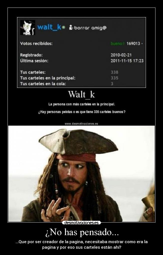 ¿No has pensado... - 