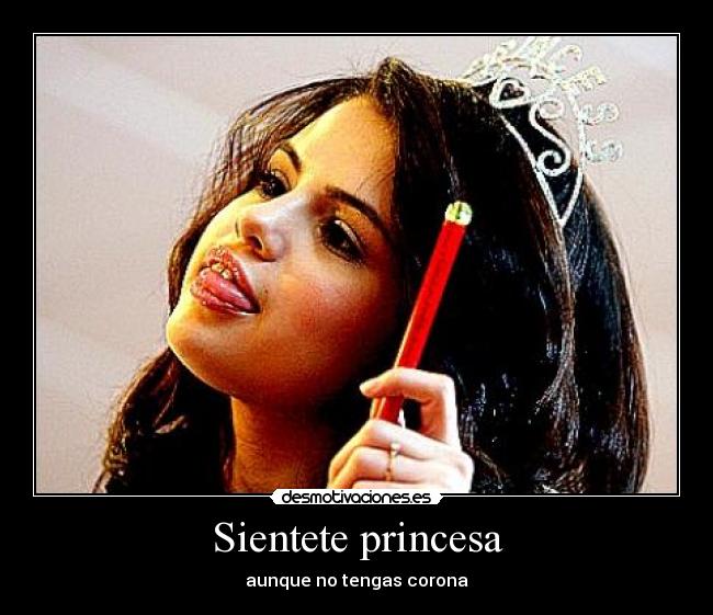 Sientete princesa - 