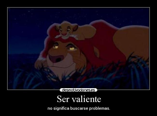 Ser valiente - 