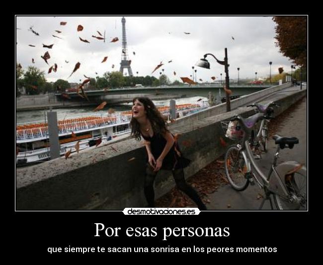 Por esas personas -