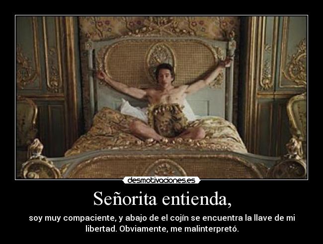 Señorita entienda, - 