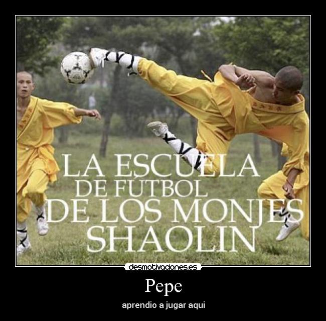 Pepe - aprendio a jugar aqui