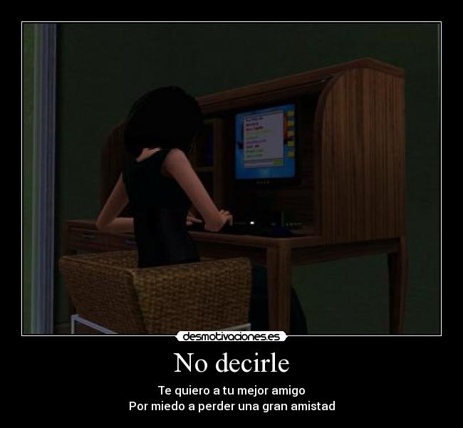 No decirle - 