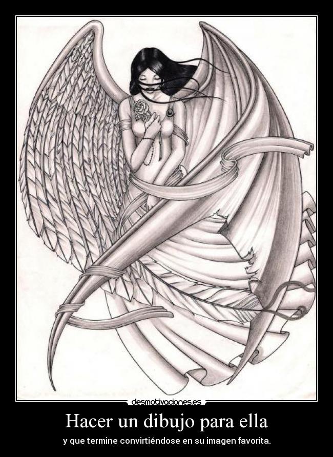 Hacer un dibujo para ella -