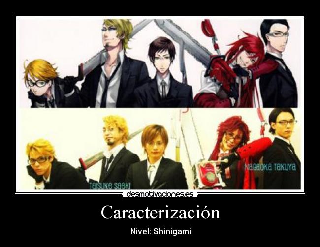 carteles caracterizacion cosplay kuroshitsuji shinigami musical muerte mas bella del mundo desmotivaciones