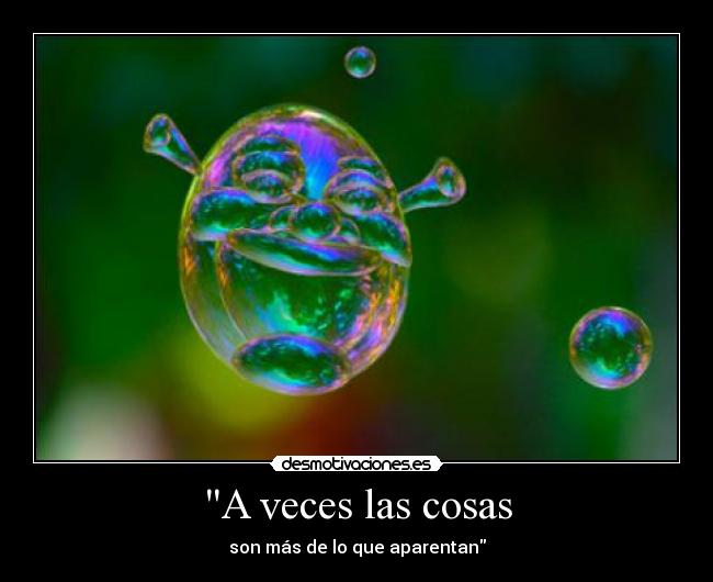 A veces las cosas -
