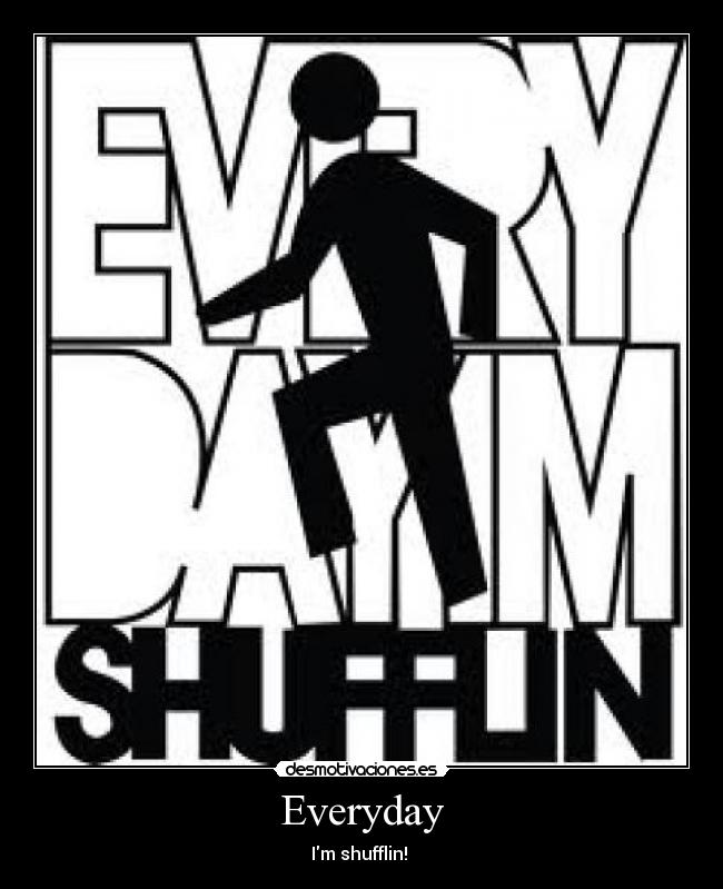 carteles danidanidas shuffle lmfao desmotivaciones