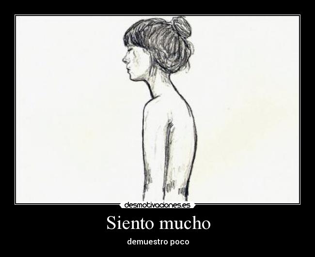 Siento mucho - 
