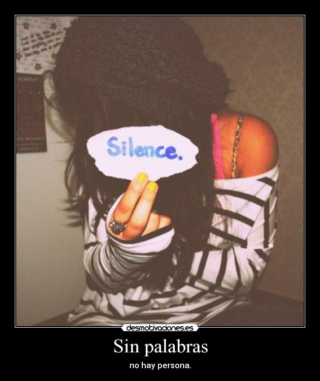 Sin palabras - 