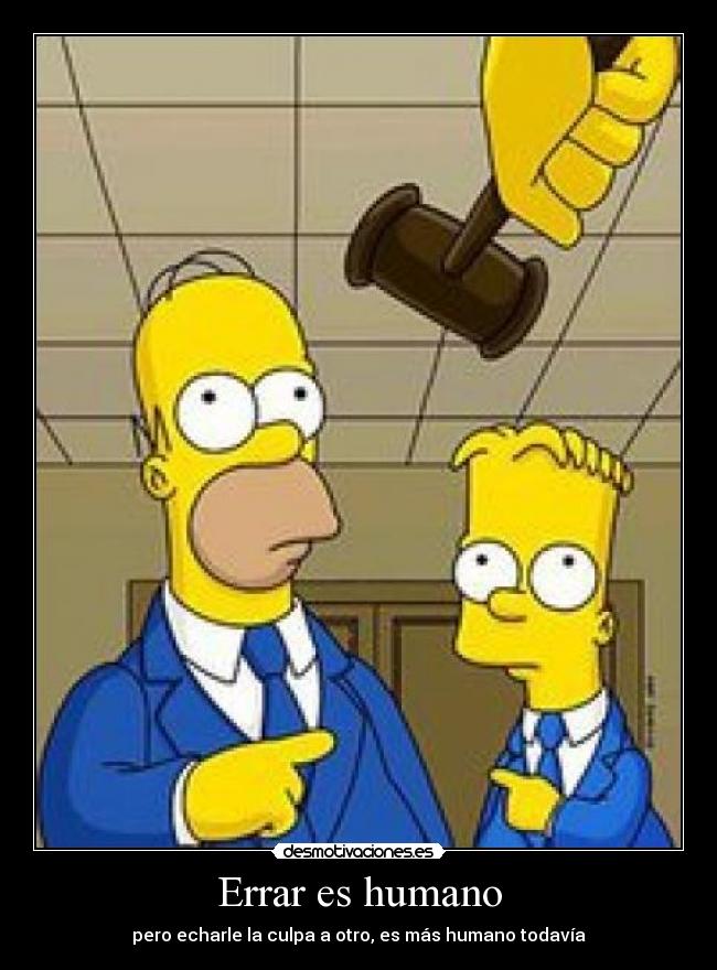 Errar es humano -