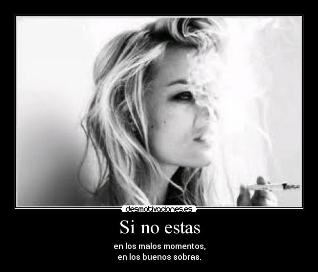 Si no estas -
