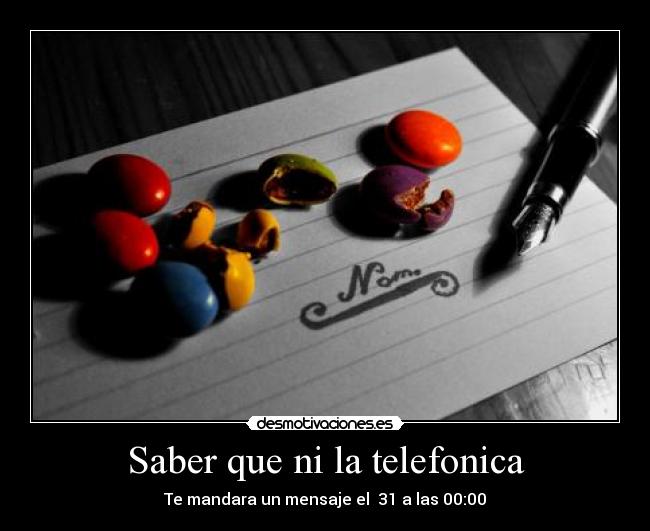 Saber que ni la telefonica - 