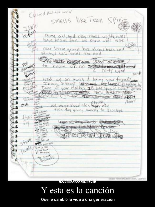 Y esta es la canción - Que le cambió la vida a una generación