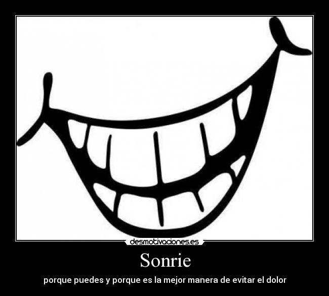 carteles sonrie desmotivaciones