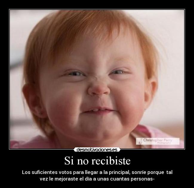 Si no recibiste -