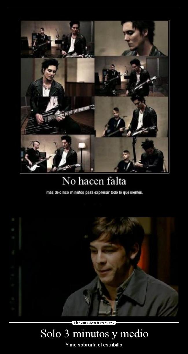 Solo 3 minutos y medio -