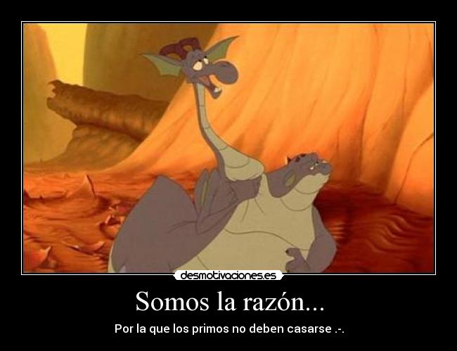 Somos la razón... -