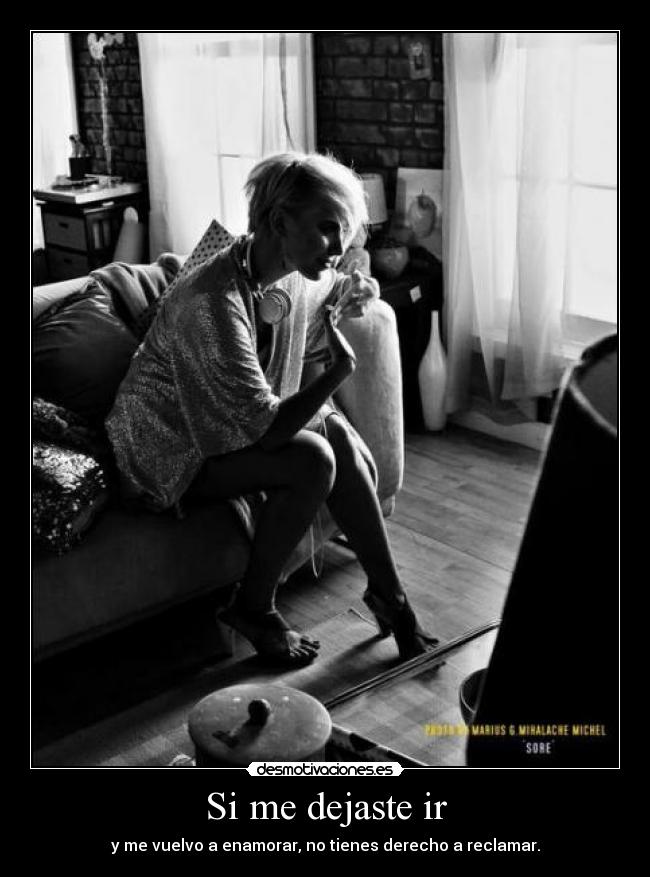 Si me dejaste ir -