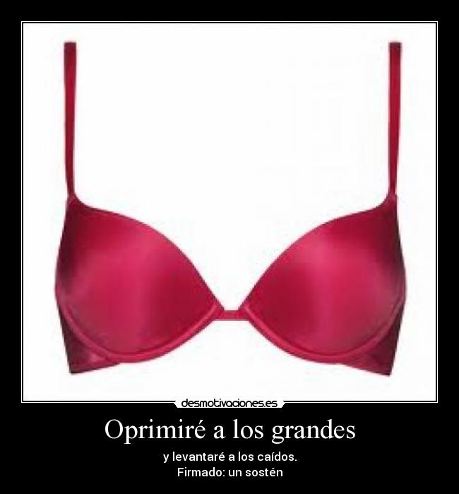 Oprimiré a los grandes - 